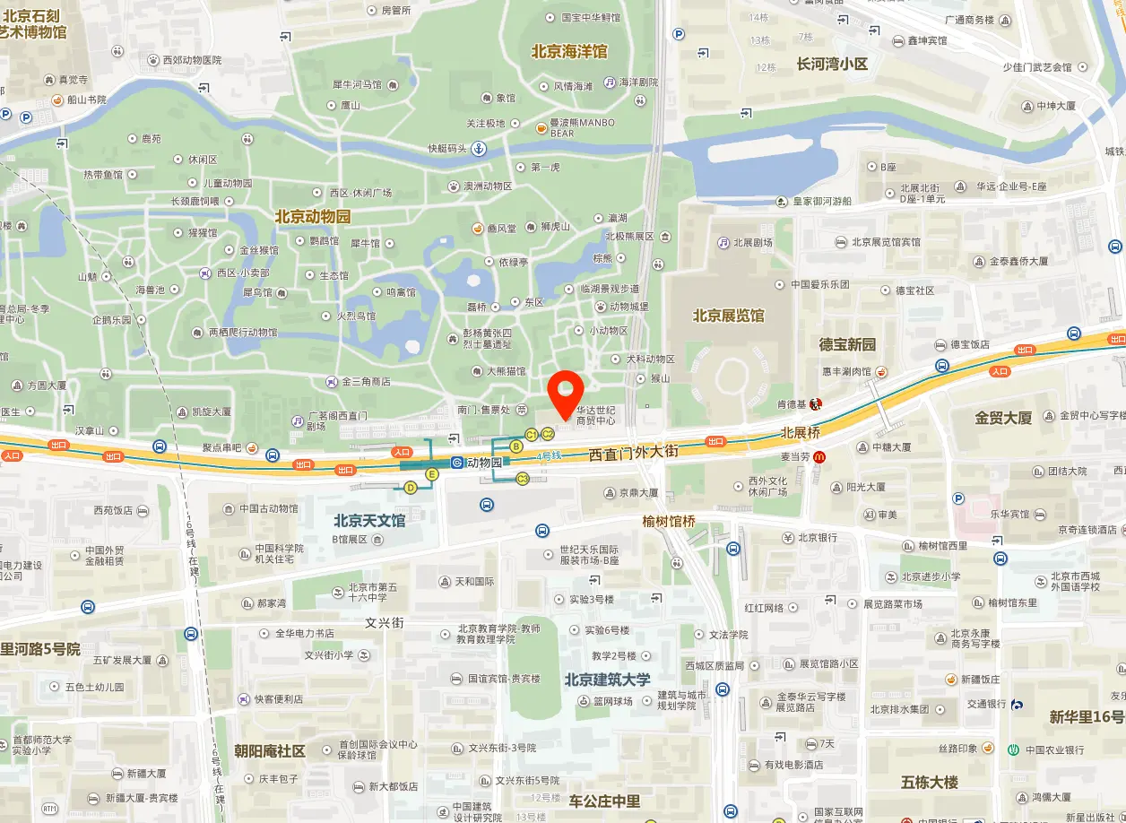 宝蓝金融创新中心地图位置